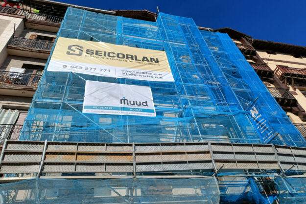 Rehabilitación de fachada en Intxaurrondo