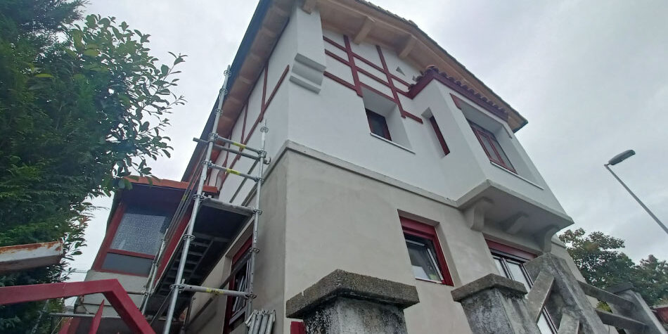 Rehabilitación de fachada y cubierta en Ategorrieta